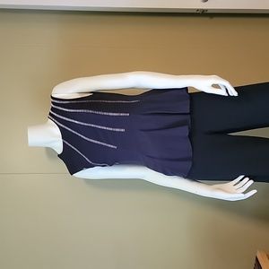 French Connection sleeveless poplin top